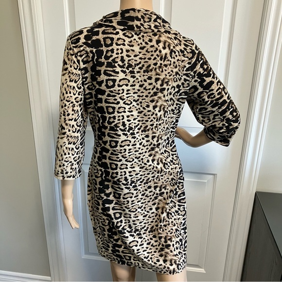 Papillon | Leopard prints cowl neck dress - Picture 2 of 10